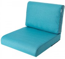 Sēdekļu spilvenu komplekts Hobbygarden Nel R2 NELNIE7, gaiši zila, 39 x 60 cm