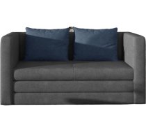 Dīvāns Neva Soro 93, Soro 76, zila/tumši pelēks, 70 x 132 cm x 65 cm
