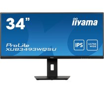 Monitors Iiyama XUB3493WQSU-B5, 34", 4 ms