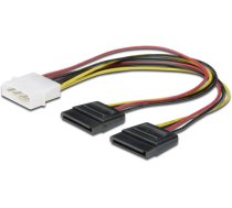 Kabelis Digitus Internal Power Cable AK-430400-002-S IDE, SATA x 2, 0.20 m, daudzkrāsaina