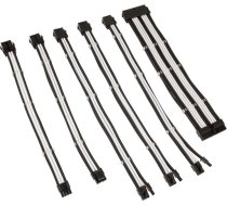 Kabelis Kolink Core Adept Braider Cable Extension Kit 24-pin male, 24-pin male, 0.3 m, balta/melna