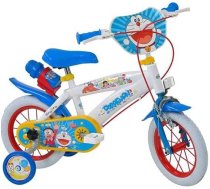 Bērnu velosipēds Toimsa Doraemon TB1256, zila/balta/sarkana/dzeltena, 12"