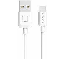 Vads Usams IPUSBXD02, Lightning/USB, 100 cm, balta