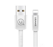 Vads Usams SJ199IP02, Lightning/USB male, 120 cm, balta