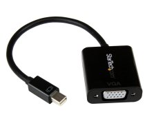 Adapteris StarTech MDP2VGA2 Mini DisplayPort, VGA, 0.22 m, melna