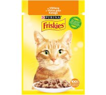 Mitrā kaķu barība Friskies, vistas gaļa, 0.085 kg