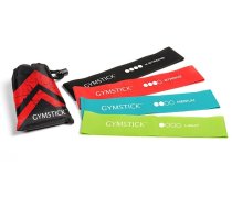 Pretestības gumija Gymstick Mini Band Set, 25 cm x 5 cm x 0.3 cm, 4 gab.