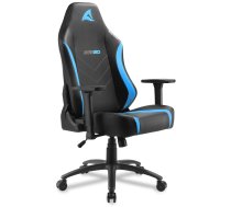 Spēļu krēsls Sharkoon Skiller SGS20, 50.5 x 55 x 120 - 130 cm, zila/melna