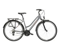 Velosipēds pilsētas Kross Trans 2.0 DL, 28 ", L rāmis, oranža/pelēka