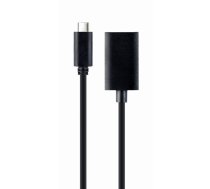 Adapteris Gembird USB Type-C, Display port female, 0.15 m, melna