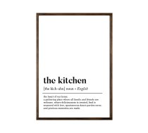 Attēls Wallity The Kitchen, 50 cm x 70 cm