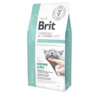 Sausā kaķu barība Brit Veterinary Diet Chicken & Pea, vistas gaļa, 0.4 kg