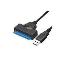 Adapteris Izoxis 13713 USB, SATA 3.0, melna