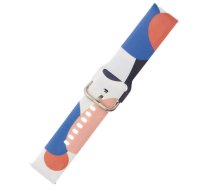 Siksniņa Hurtel Moro Band Samsung Galaxy Watch 46mm, zila/balta/oranža/rozā