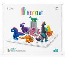 Komplekts māla figūriņu izgatavošanai Tm Toys Hey Clay Mega Dinos, daudzkrāsaina