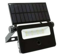 LED apgaismojums ar saules paneli Spectrum Noctis Polaris Mini, 2W, IP65, melna