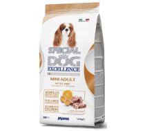 Sausā suņu barība Monge Special Dog Excellence Mini Adult, jēra gaļa/rīsi, 1.5 kg