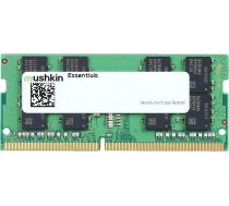 Operatīvā atmiņa (RAM) Mushkin Essentials, DDR4 (SO-DIMM), 16 GB, 3200 MHz