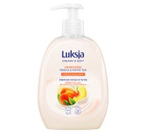 Šķidrās ziepes Luksja PEACH AND WHITE TEA, 500 ml