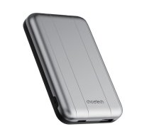 Lādētājs-akumulators (Power bank) Choetech B655 B655, 5000 mAh, 18.5 W, sudraba