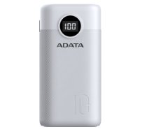 Lādētājs-akumulators (Power bank) Adata P10000QCD, 10000 mAh, balta