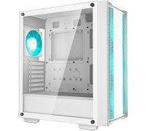 Datora korpuss Deepcool CC560 V2, caurspīdīga/balta