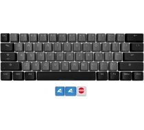 Tastatūras vāciņš Sharkoon Skiller SAC20 S4 62 pcs, melna/pelēka