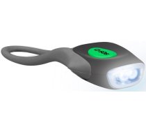 Velosipēdu lukturis SBS E-Go Safety Light, plastmasa/silikons, pelēka