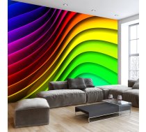 Fototapete Artgeist Rainbow Waves SNEW011522, 100 cm x 70 cm