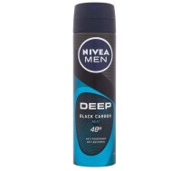 Vīriešu dezodorants Nivea Men Deep Black Carbon Beat, 150 ml