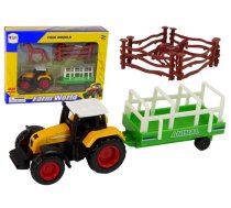 Rotaļu traktors Lean Toys Farm World 13292, daudzkrāsaina