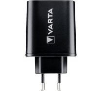 Adapteris Varta, USB 2.0 Type A/USB Type-C, melna, 38 W