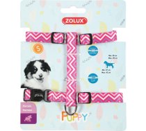 Regulējamas krūšu siksnas Zolux Puppy Pixie, rozā, 150 mm x 13 mm, S