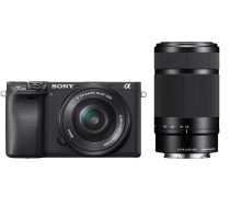 Sistēmas fotoaparāts Sony Alpha A6400 + 16-50mm OSS + 55-210mm OSS
