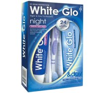 Zobu pastas komplekts White Glo Night & Day, 185 ml