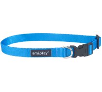 Kaklasiksna suņiem Amiplay Basic, zila, 250 - 350 mm x 10 mm, 25-35