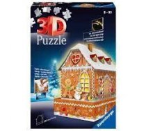 3D puzle Ravensburger Gingerbread House At Night, bērniem