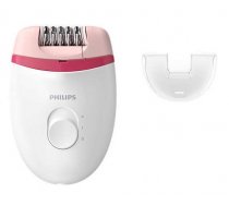 Epilators Philips Satinelle Essential BRE235/00, balta/rozā