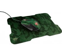 Spēļu pele Trust GXT 781 Rixa Camo, zaļa