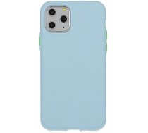 Telefona vāciņš Mocco Soft Cream Silicone Back Case for Apple iPhone 12 / 12 Pro, Apple iPhone 12/Apple iPhone 12 Pro, zila