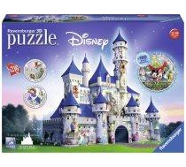 3D puzle Ravensburger 216 Disney Castle 125876, 45 cm x 27 cm, 216