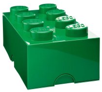 Uzglabāšanas kaste LEGO® Storage Brick 8 40041734, 12.1 l, zaļa, 50 x 25 x 18 cm, l