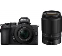 Digitālā fotokamera Nikon Z50 + Nikkor Z DX 16-50mm f / 3.5-6.3 VR + Nikkor Z DX 50-250mm f/4.5-6.3 VR