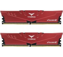 Operatīvā atmiņa (RAM) Team Group T-Force Vulcan Z Red, DDR4, 16 GB, 3200 MHz