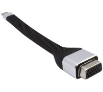 Adapteris i-Tec USB-C To VGA USB Type-C, VGA female, 0.12 m, melna