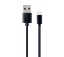 Adapteris Gembird CC-USB2-AMCM USB 2.0 male, USB Type-C male, 1 m, melna