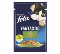 Mitrā kaķu barība Purina Felix Fantastic, truša gaļa, 0.85 kg