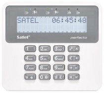 Signalizācijas vadības pults Satel PRF-LCD-WRL, LCD, balta
