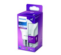 Spuldze Philips LED, A60, auksti balta, E27, 7.5 W, 806 lm
