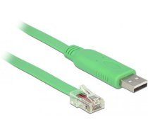 Adapteris Delock to RS-232 RJ45 male USB 2.0 A male, RJ-45, 1.8 m, zaļa